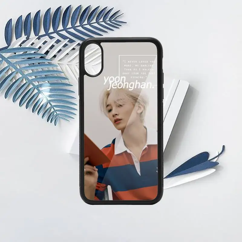 

seventeen jeonghan kpop luxury design Phone Case coque PC for iPhone 11 12 pro XS MAX 8 7 6 6S Plus X 5S SE 2020 XR