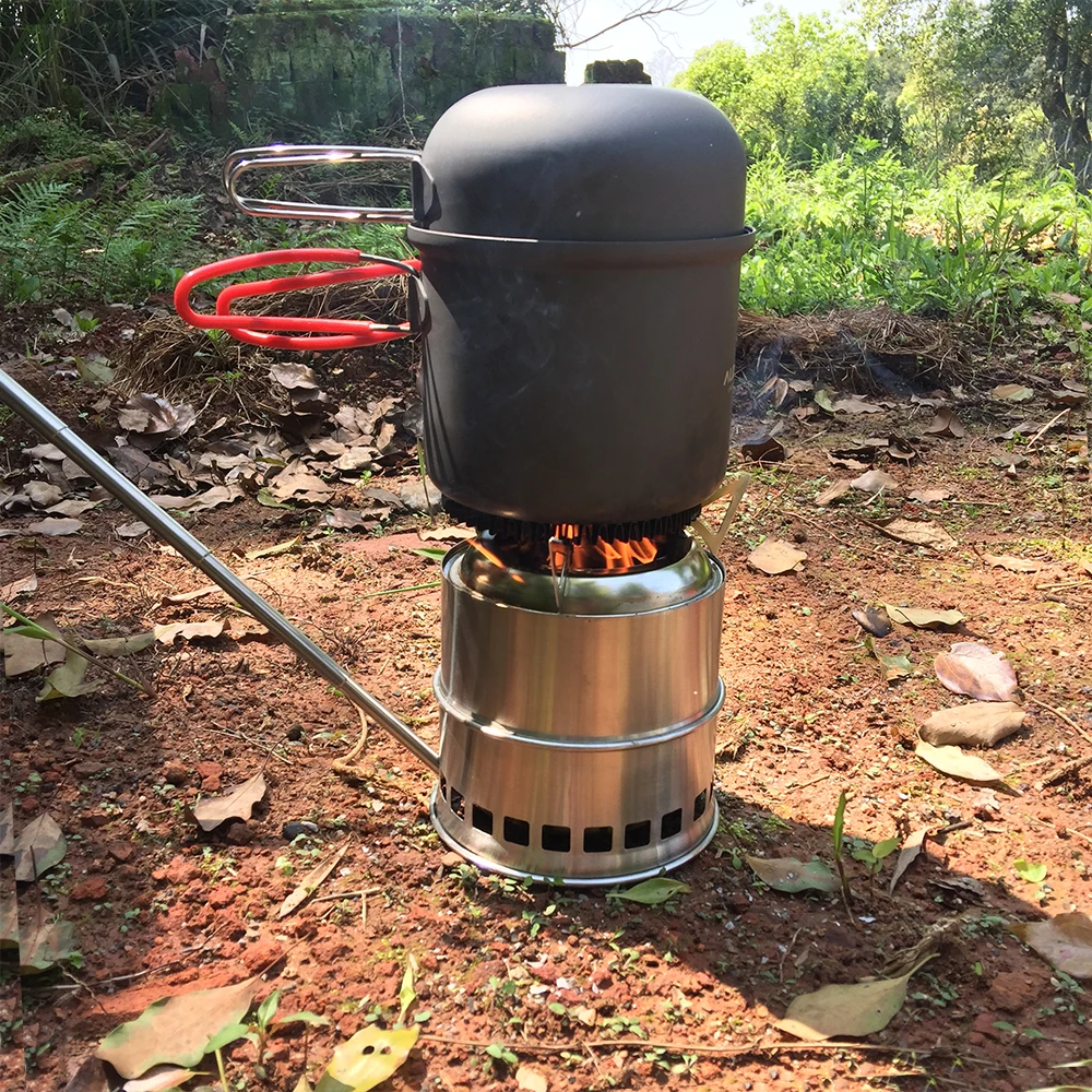 Складная деревянная плита TOMSHOO уличная с спиртовым подносом из нержавеющей стали