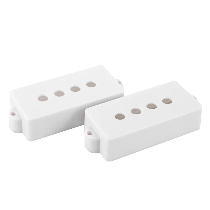 2PCS Electric Guitar PB P-Bass Pickup Covers 28.5MM Space white Great Replacement White | Спорт и развлечения
