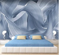milofi custom large wallpaper mural nordic simple hand painted lines abstract living room background wall