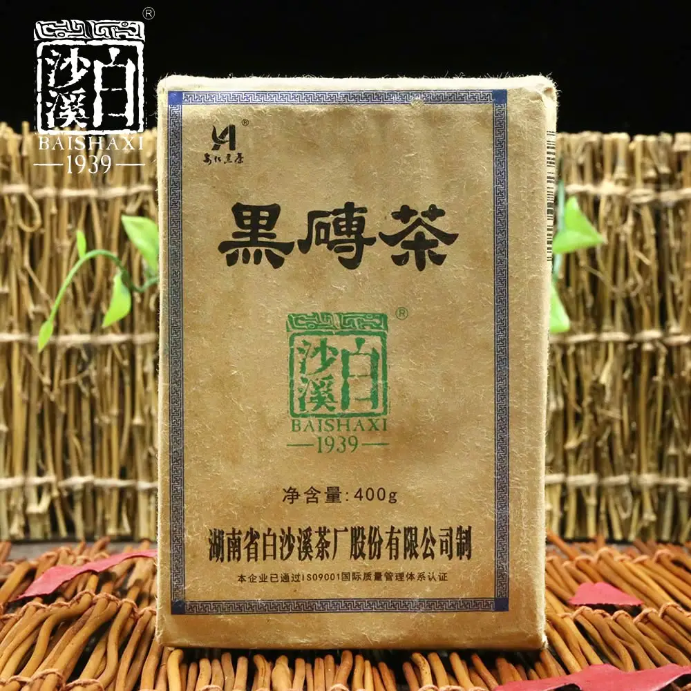 Темный чайный кирпич Baishaxi 2019 года Hei Zhuan Cha Anhua 400 г| |