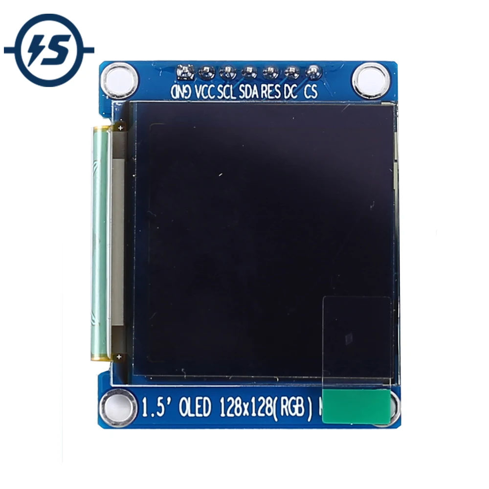 SPI дисплейный модуль OLED RGB экрана дисплея 65K SSD1351 драйвер 128*128 3 В мощность 1 5 дюймов