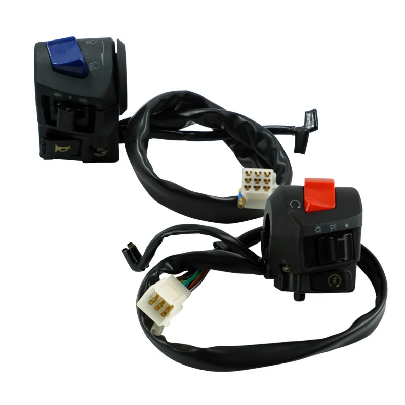 

HOT SALE ! Motorcycle Modification Parts start Button ABS handle Switch Horn Key Signal Lamp Assembly
