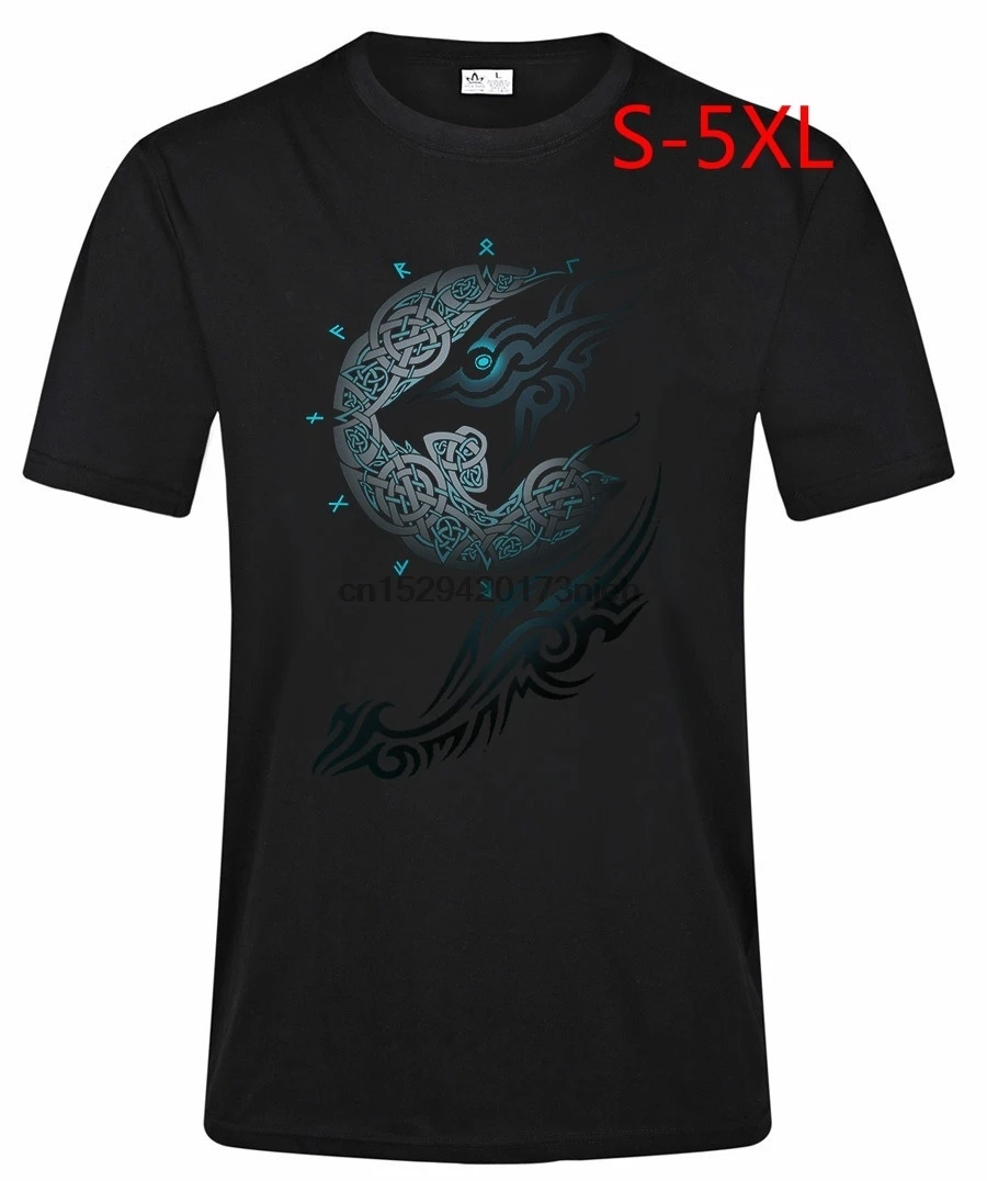 Ragnarok Moon Мужская футболка с коротким рукавом|Мужские футболки| |