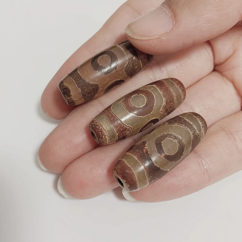 Бусины Из Натурального тибетского агата 30 мм | Украшения и аксессуары