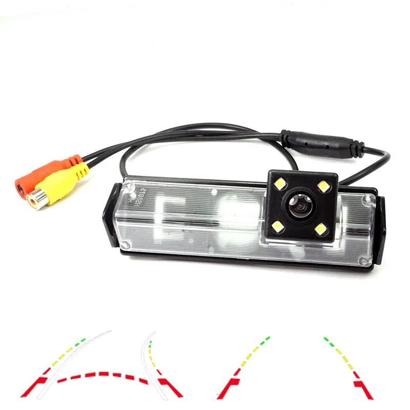 Dynamic trajectory CCD car rear reverse camera for Mitsubishi Pajero Sport Grandis Challenger Nativa Montero 1080P AHD | Автомобили и