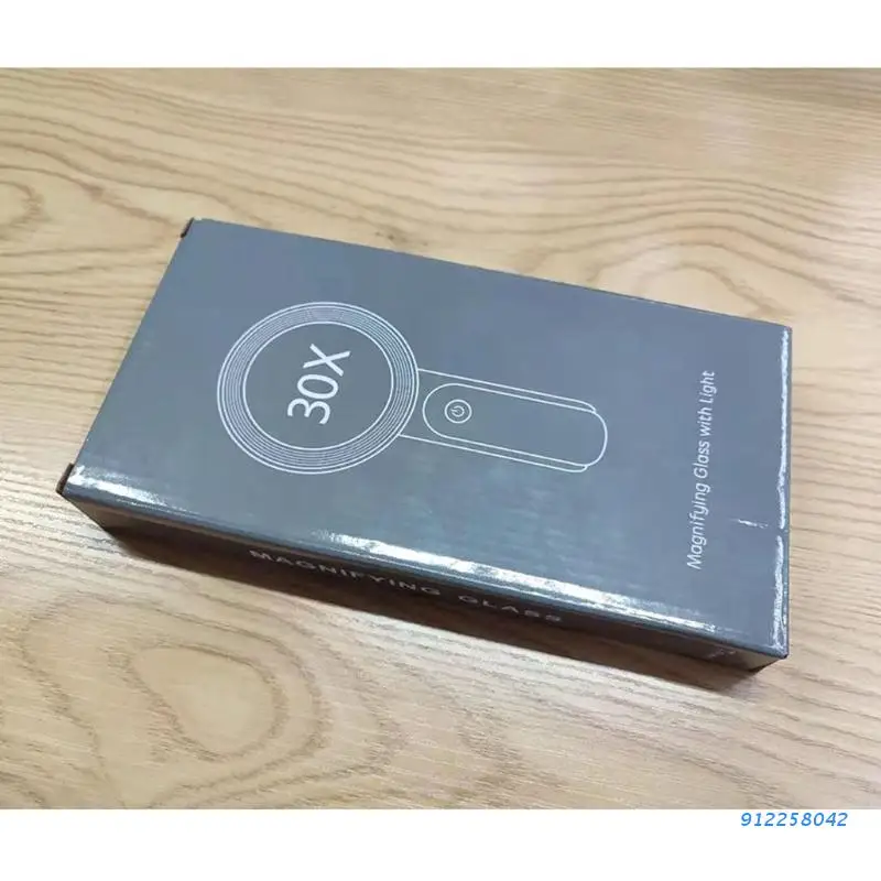 

New 30x 18 Led Lights Cold and Warm Light High-definition Seniors Reading Maintenance Glass Magnifying Glass
