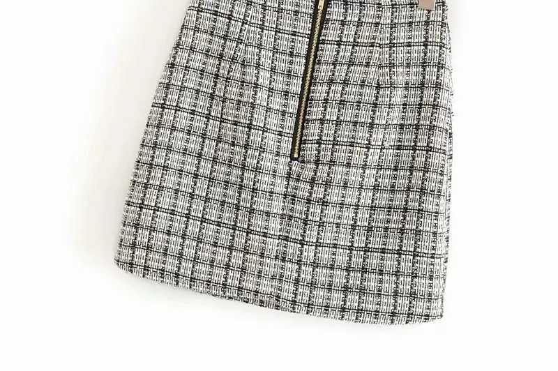 Bella philosophy Women New Double Breasted Blazers Jackets Vintage Zipper Female Tweed Sets Street Wear Suits Casual OL Bottoms