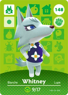 

10pcs Wolfs Animal Croxxing New Horizons NFC Villager Game Cards Whitney Fang Lobo Skye Welcome Cards Tags WiiU For Amxxbo Card