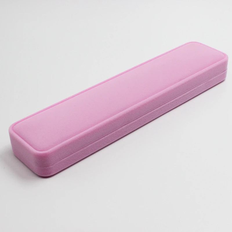 

2 Pcs New Velvet Presentation Gift Jewellery Ring Necklace Bracelet Display Box Case, D Pink & D Gray