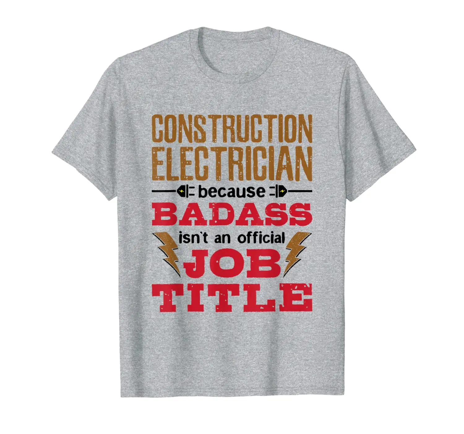

Футболка электрика Badass is not work Title