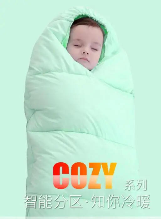 stye1green Конверт новорожденного из хлопка, теплый спальный мешок для ребенка, спальный мешок для новорожденных 0-36 месяцев, детский спальный мешок - Цвет: stye1green