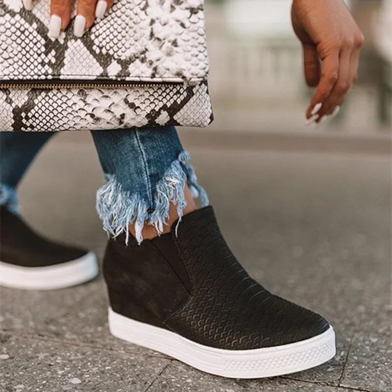 Женские кроссовки женская обувь из вулканизированной кожи повседневная без