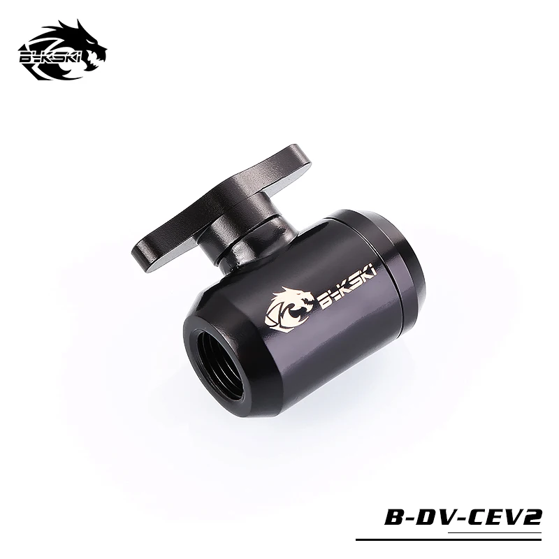 Водяные клапаны Bykski ручная затяжка выключатель слива алюминиевая ручка для