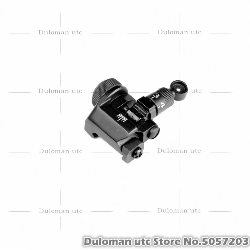 Duloman utc KAC M4 складной передний и задний прицел Набор Тактический PDW/SR25 передний складной и 200-600 м откидной задний прицел
