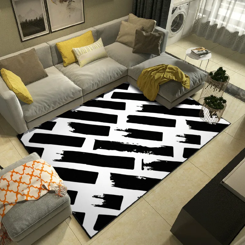 Плетеный Ковер из хлопка и льна с кисточками напольный коврик женское