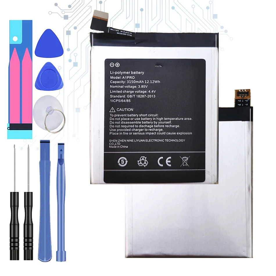A1 Pro 3150mAh Li-ion Polymer Battery for UMI Umidigi A1 Pro A1Pro Bateria