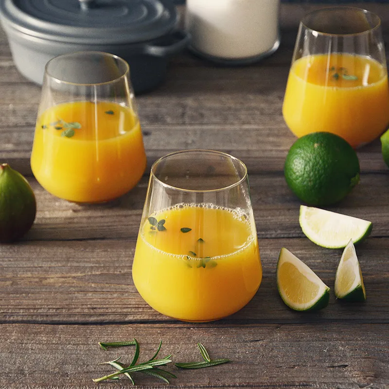 

Small Travel Glass Cup Cute Nordic Transparent Whiskey Drinking Glasses Home Garden Copos De Vidro Kitchen Dining Bar EABL