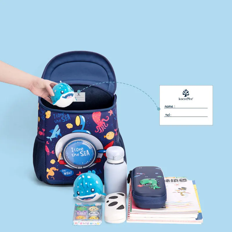 KOKO CAT Kids Dinosaur Backpack Cute 3D Cartoon Unicorn School Bags Kindergarten Orthopedic Bookbag Toddler Bag Mochila Infantil