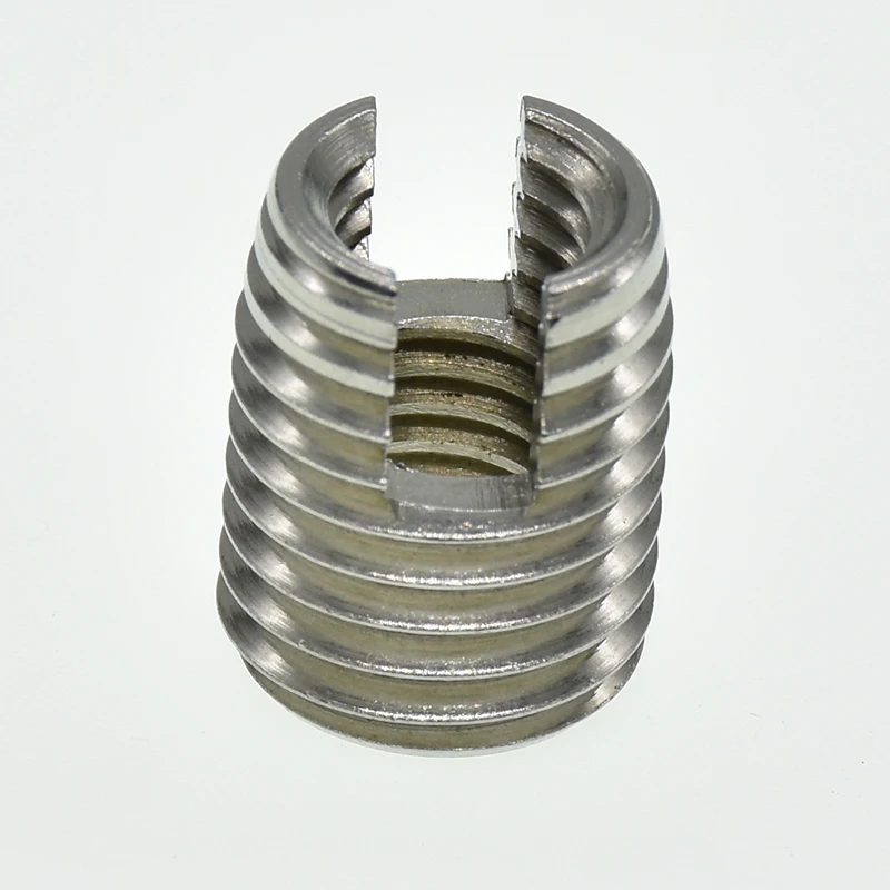 

M2 M2.5 M3 M4 M5 M6 M8 M10 M12 stainless steel Threaded Inserts Metal Thread Repair Insert Self Tapping Slotted Screw Threaded