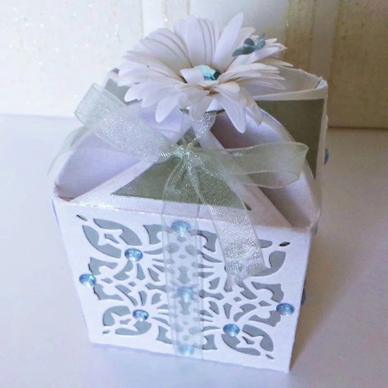 Gift Box Cut Dies DIY Scrapbooking Dies New Metal Steel Cutting Dies Stencils Book Photo Album Card Crafts Embossing