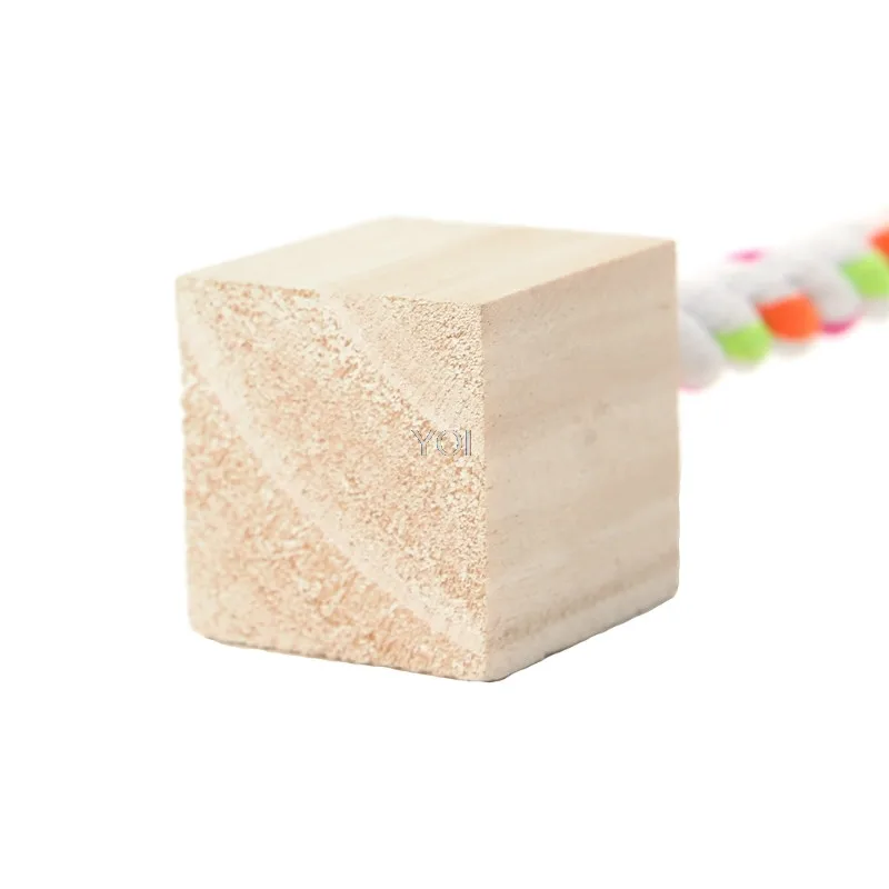 Pet играть тренироваться деревянные жевательные игрушки для домашних животных