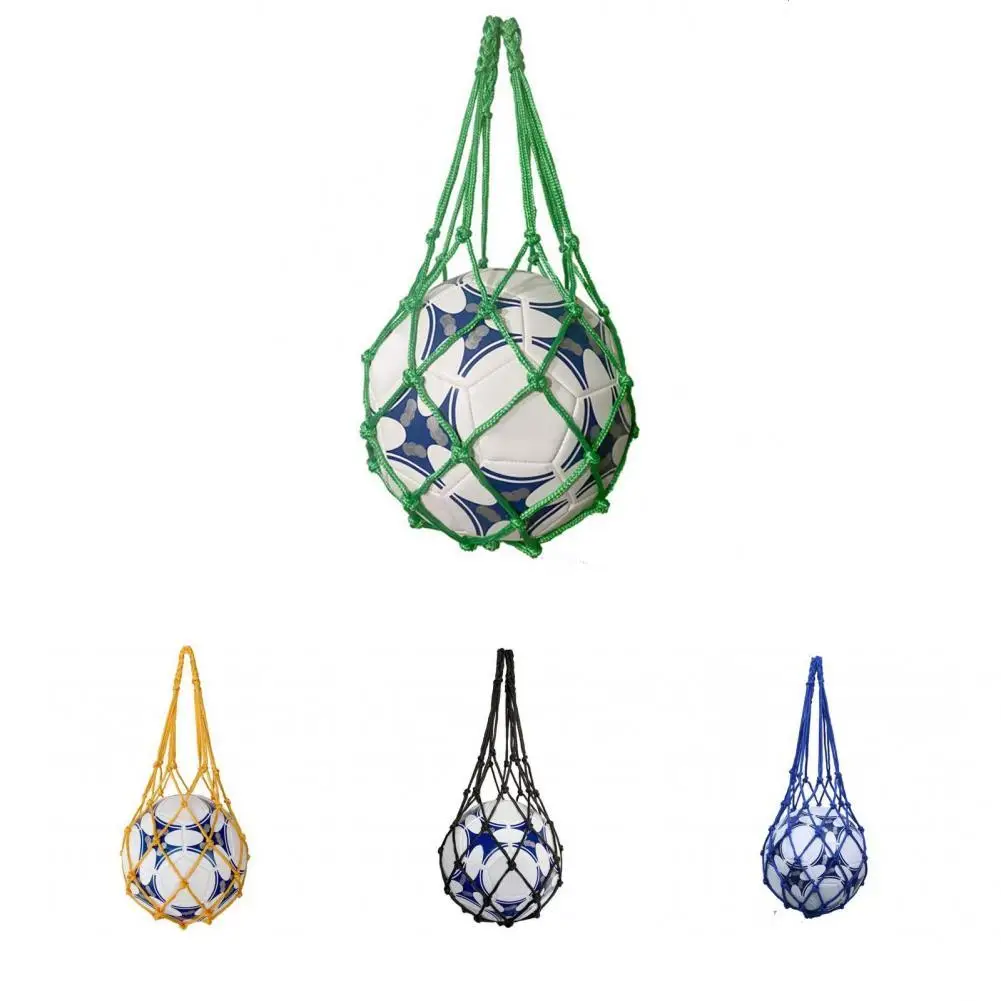 

Lightweight Stylish Single Ball Mesh Bag Carrier Multi-colors Ball Carry Bag Not Easy to Break Off for Basketball Hall
