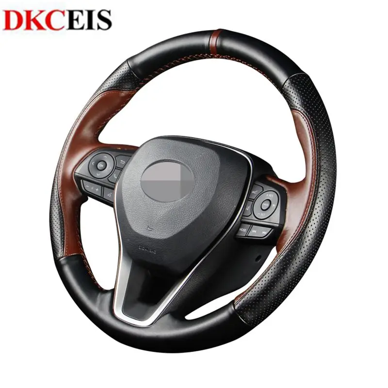 Чехол рулевого колеса автомобиля для Toyota Crown 2018 2019 Corolla 2020 RAV4 Avalon Camry натуральная