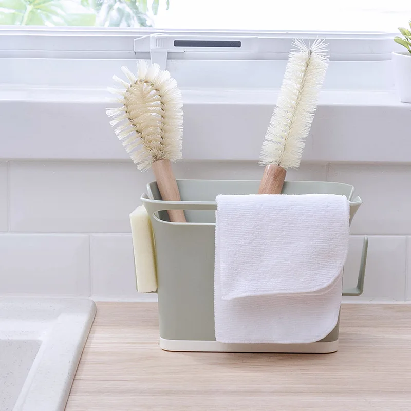 Kitchen Dishcloth Holder Sink Sponge Stand Rack Towel Rag Hanger Shelf for Bathroom Dish Cloth Drain Organizer | Дом и сад