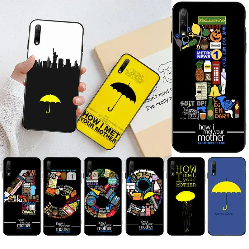Чехол How I meet Your Mother черный мягкий чехол для телефона Huawei Honor 30 20 10 9 8 8x 8c v30 Lite view pro |