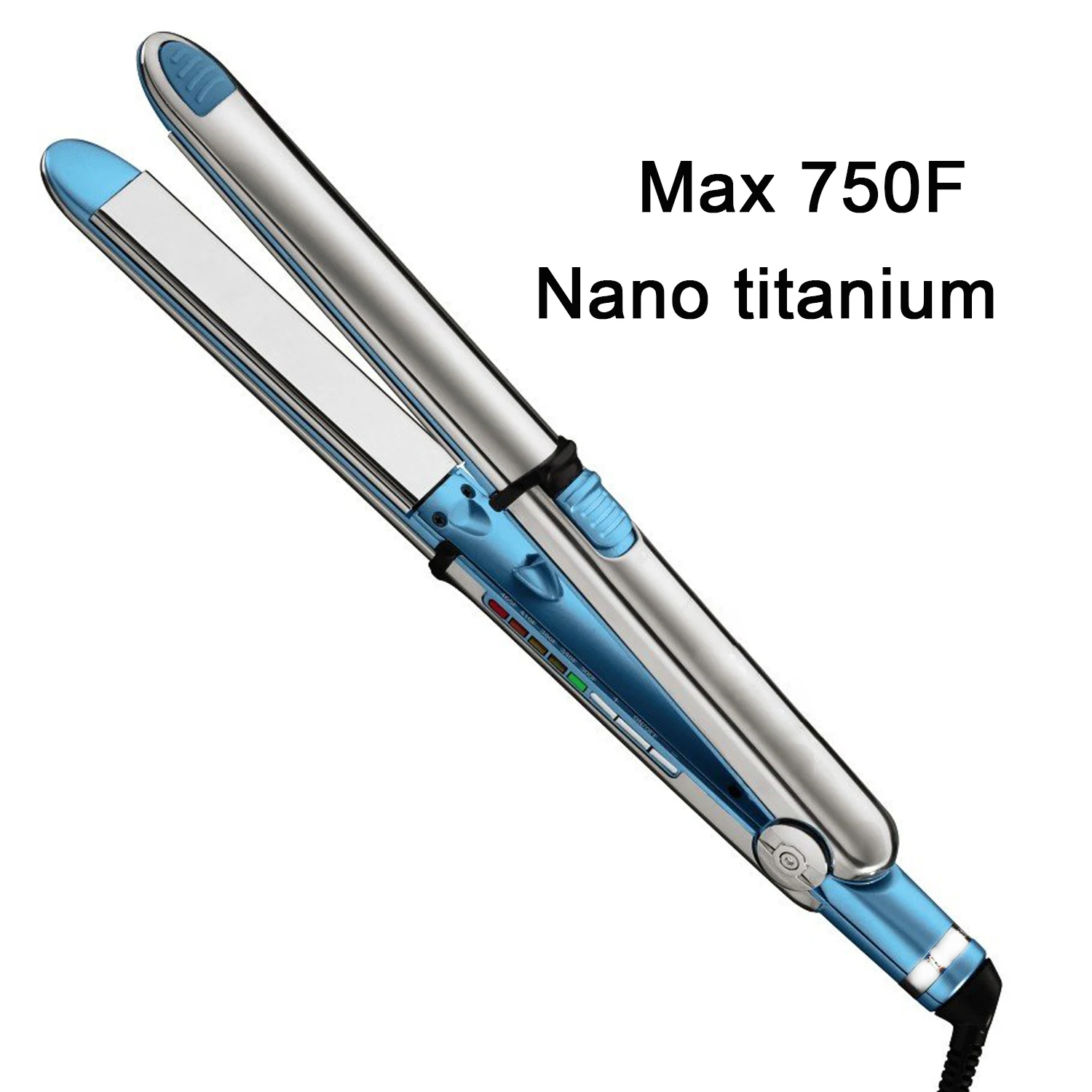 

Max 750F Nano Titanium Hair Straightener Floating Plate Flat Iron Strainghtening And Curling Iron Professional Hair Styler Tools