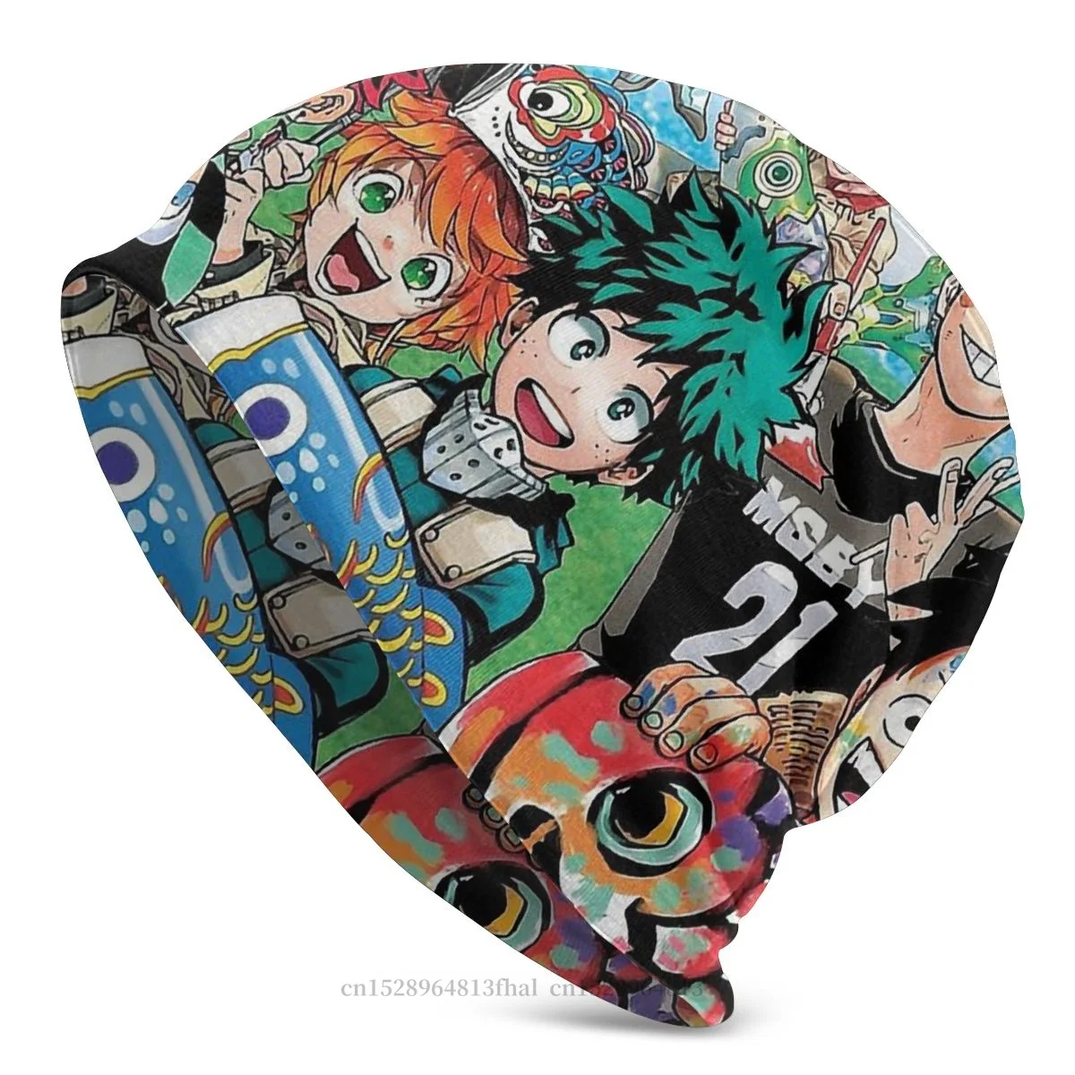 

Black Clover Astar Fantasy Blood Anime Skullies Beanies Caps Weekly Shounen Jump Knitting Hat Winter Warm Bonnet Hats