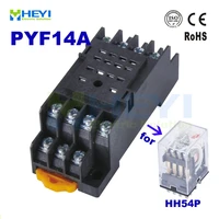 brand new 20pcslot pyf14a socket used for my4hh54p pcb relays 14pin relay sockets