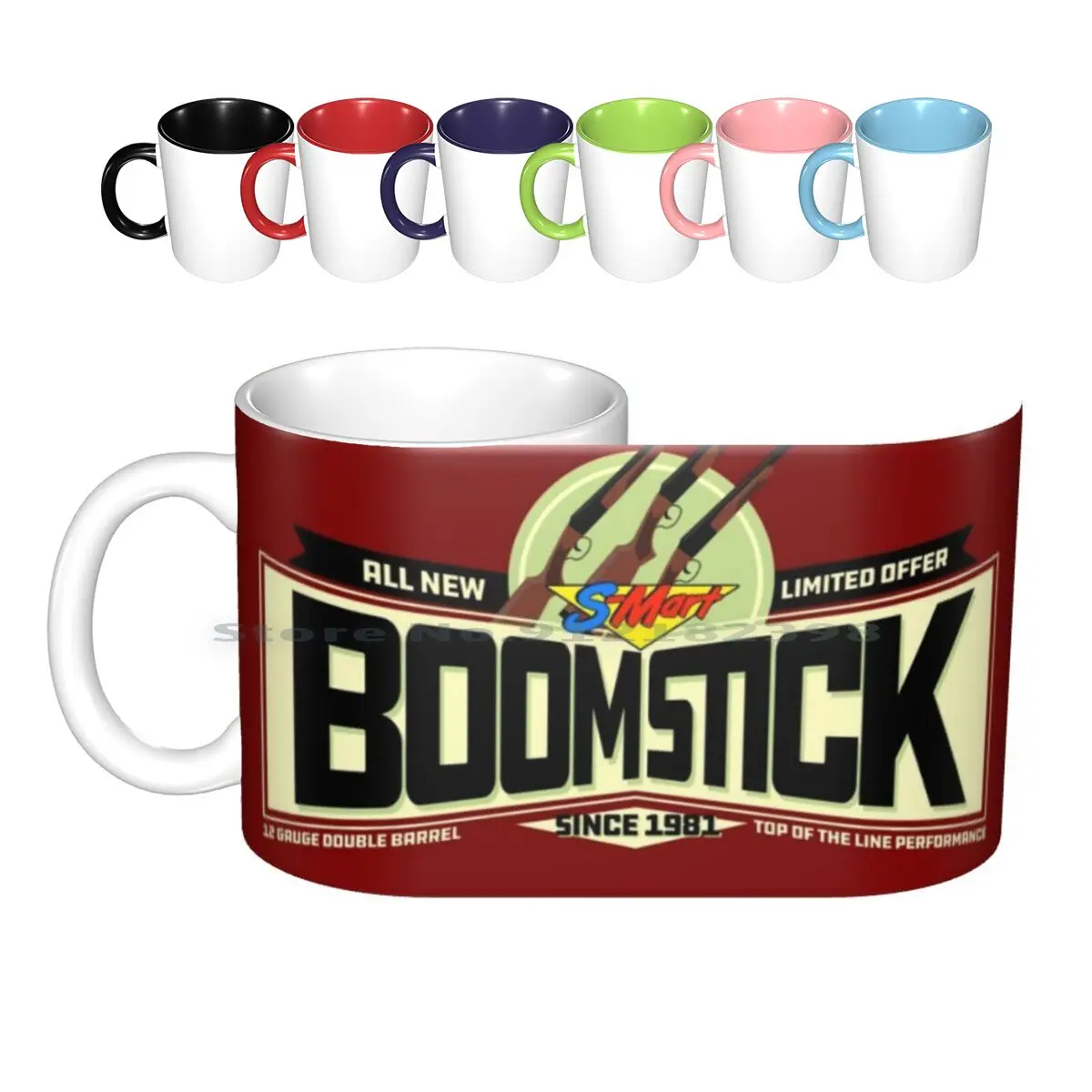 

Керамические кружки S - Mart Boomstick Advert, кофейные чашки, кружка для молока и чая, товары для дома с изображением сглаза и мертвых пепел, армия темн...