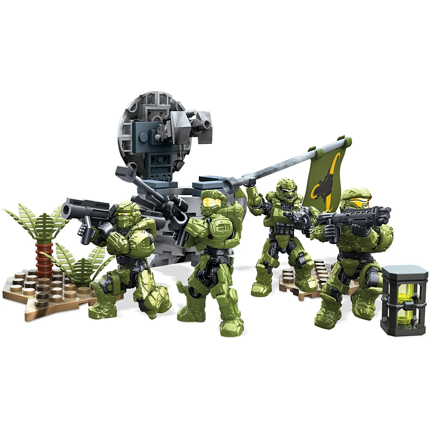 Mega Bloks MEGABLOKS Halo UNSC Fireteam Taurus Warrior 152 шт./pzs детские игрушки для праздника детей 8