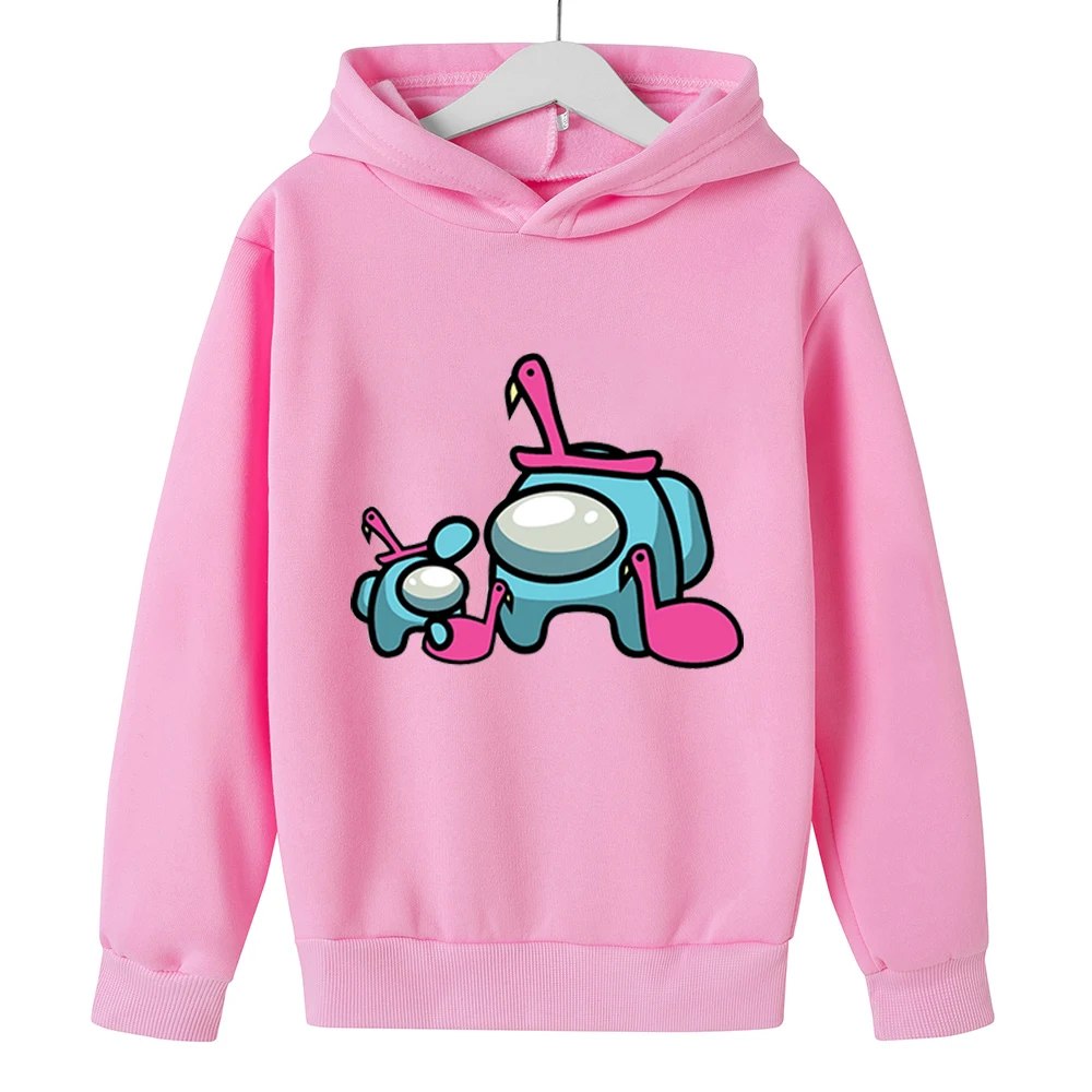 

2021 Among us Anime Hoodies Sweatshirts Hot Game Among us Fashion print Hoodie Kids/Children Boys/Girls Autumn Winter Hooded