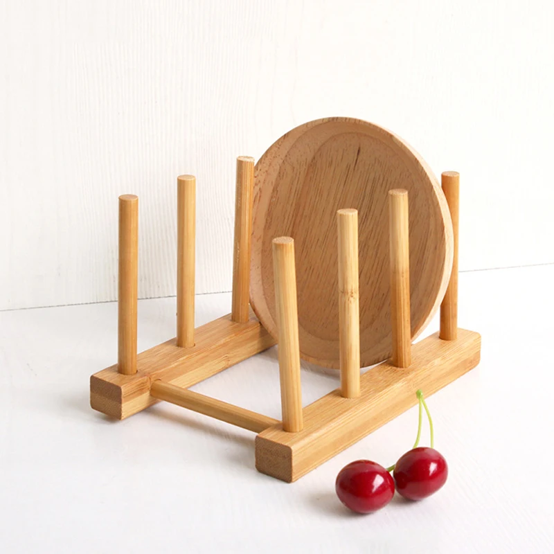 

8/2 Layer Bamboo Kitchen Cabinet Dish Drain Rack Tableware Storage Rack Organizer for Dish/ Plate/ Bowl/ Cup