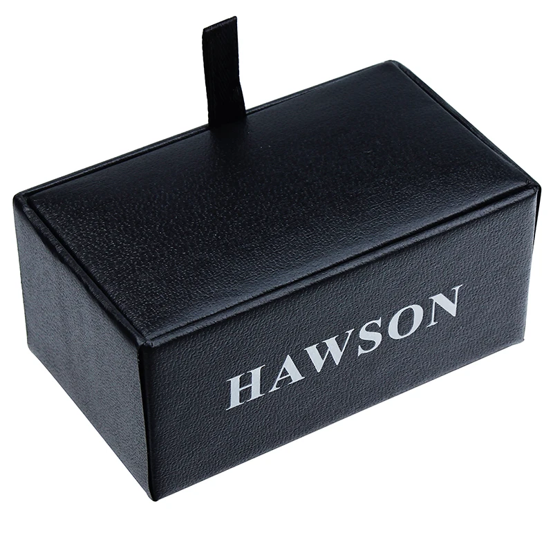 

HAWSON Fashion Cufflinks Dancer/Dancing Couples Enamel Black & Imitation Rhodium Cuff Links for French Cuffs/Shirts Gift