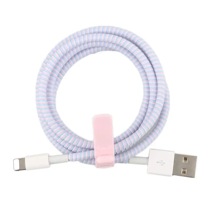 Кабель для передачи данных 1 4 м usb-кабель зарядки защита намотка пружинный рукав