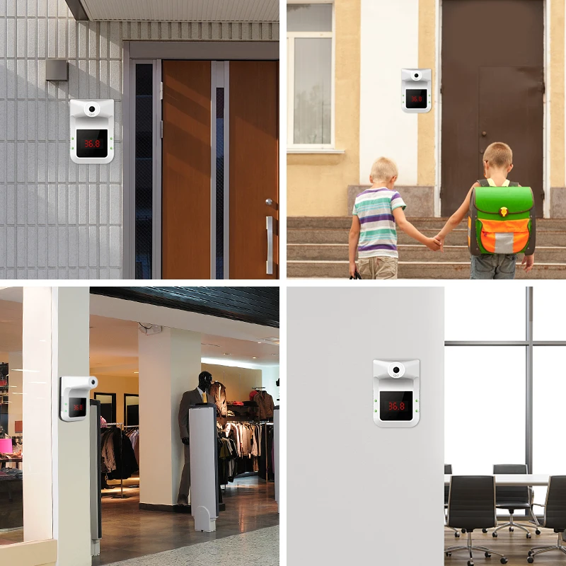 

M3 Non-Contact Digital Thermometer Wall mounted Temperature Measurement human body infrared Automatic Induction