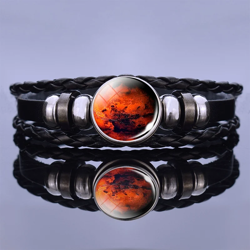 Дропшиппинг браслет с солнечной системой галактика Туманность планеты