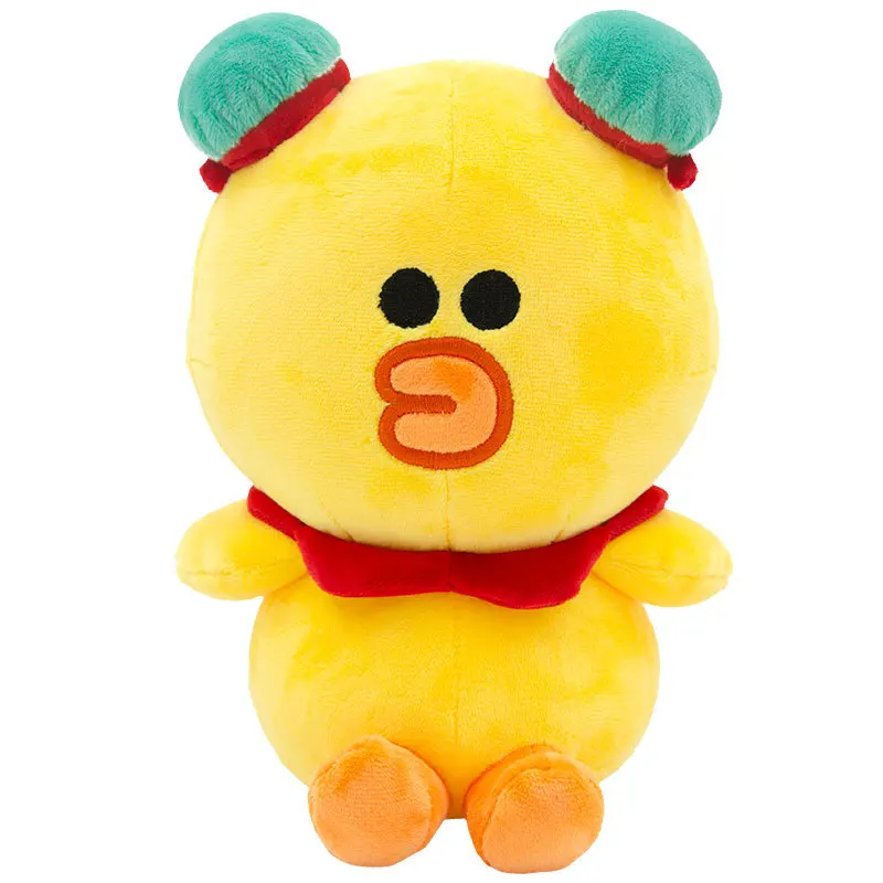 Newest Genuine Line Friends Series Brown Bear Cos Tiger Stuffed Plush Peluche Cony Rabbit Toy Doll Birthday Gift for Child | Игрушки и