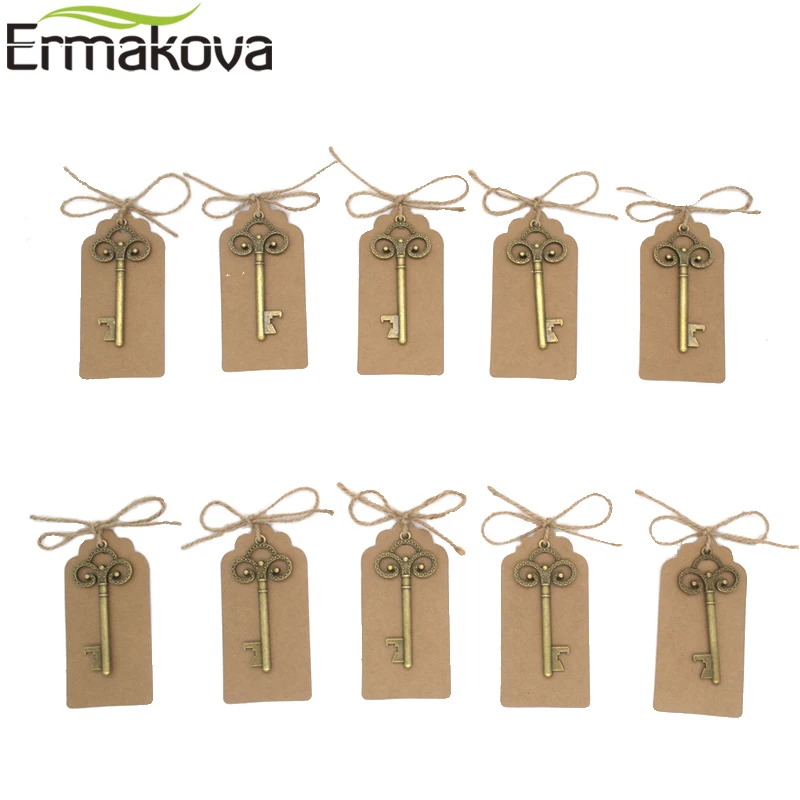 ERMAKOVA 50 шт./лот открывалка для бутылок со скелетом открывалка для вина Свадебные подарки для гостей деревенские сувениры для свадебной вечеринки сувенирные подарки