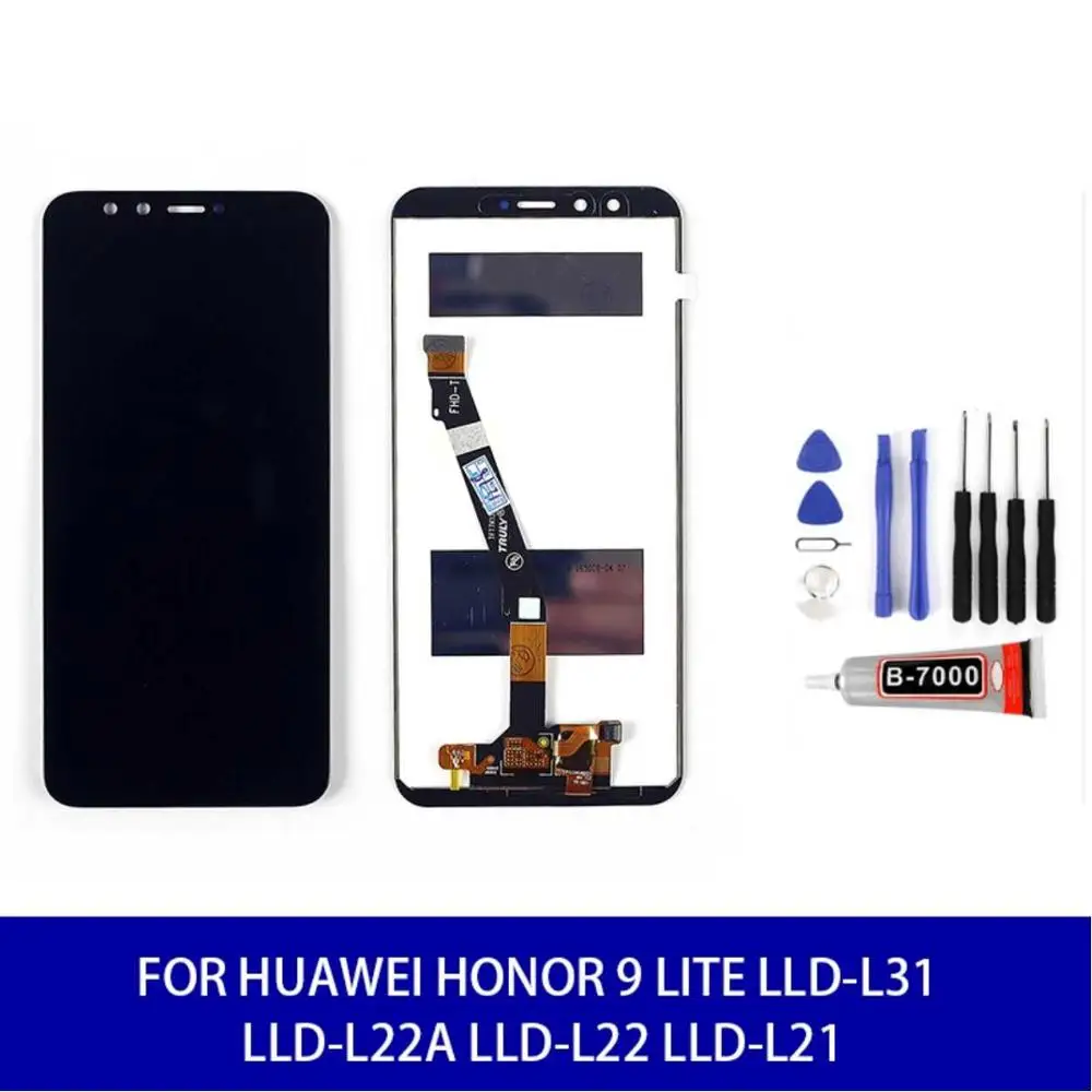 ЖК дисплей для Huawei Honor 9 Lite LLD L31 L22A L22 L21 с сенсорным экраном в сборе запасные