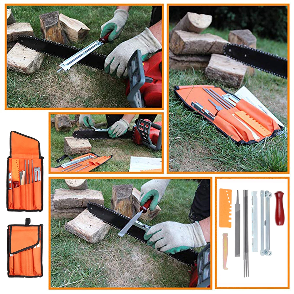Special Household Hand Tools 10 Pcs Chainsaw Sharpening File STIHL Filing Kit Chain Sharpen Saw Files Tool New | Инструменты
