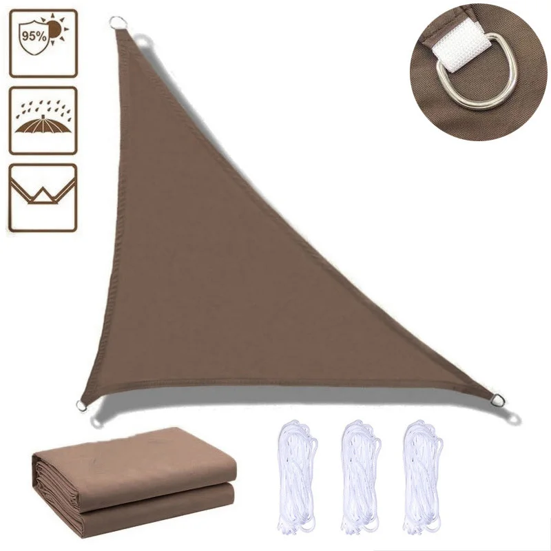 Тканевая ткань Оксфорд трехсторонняя Солнцезащитная накидка для паруса