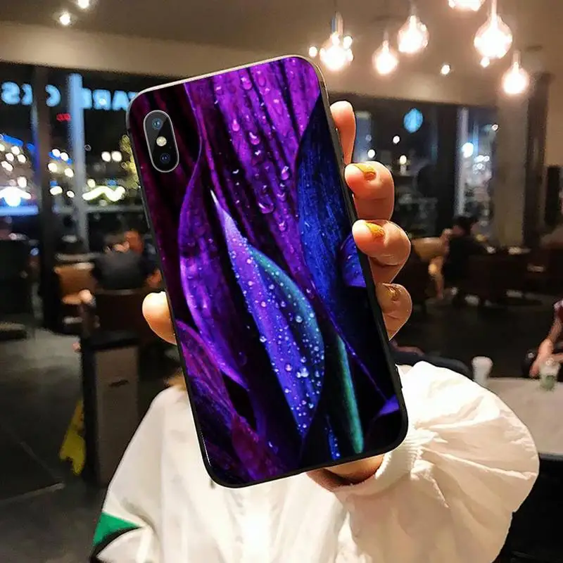 

infinity on purple Rose flower Phone Case for iPhone 11 12 pro XS MAX 8 7 6 6S Plus X 5S SE 2020 XR