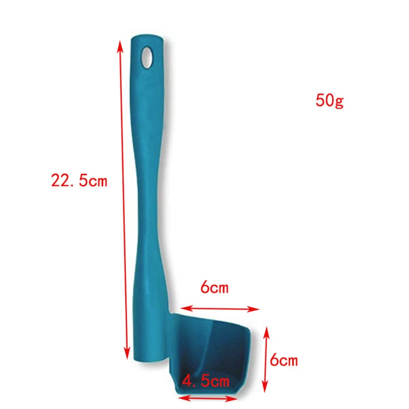 

Kitchen Rotating Spatula Mixing Spatula Effectively Removing Portioning Food Multi-function Rotary Mixing Drums Spatula