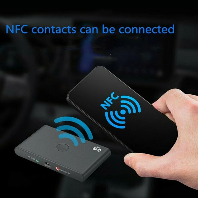 TX6 Bluetooth BT 5 0 аудио 3 мм приемо передатчик адаптер 2 в 1 Поддержка Громкая связь NFC