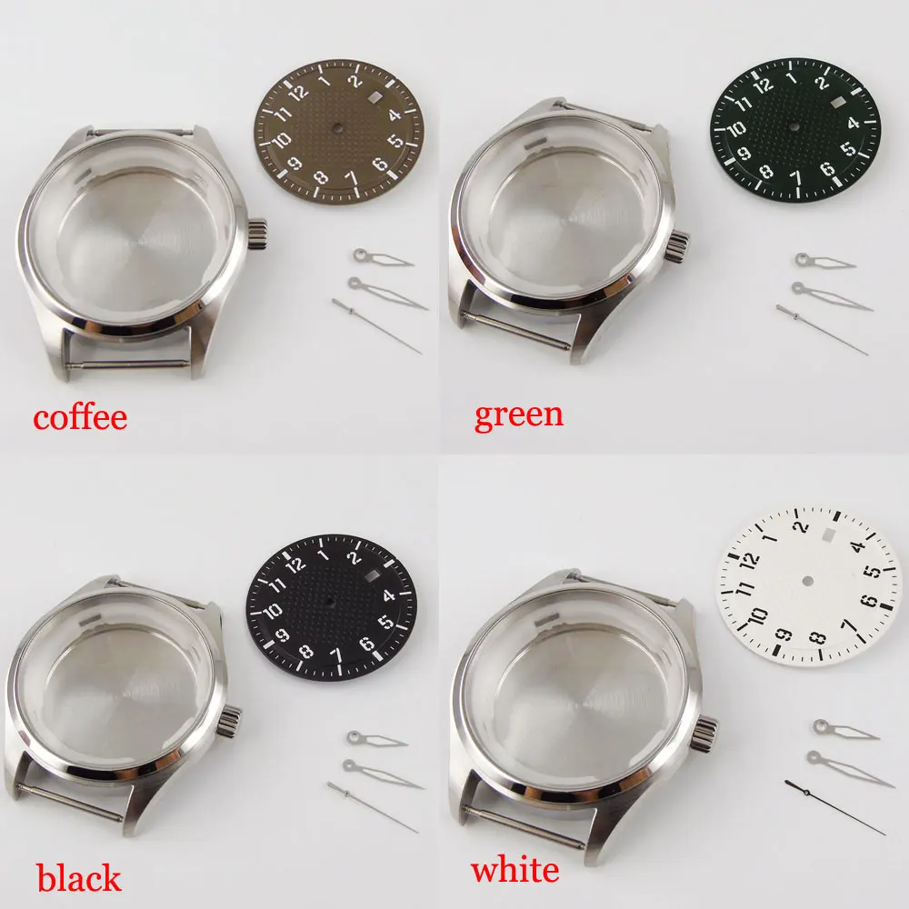 

Stainless Steel 40mm Hot Watch Case Watch Dial Watch Needles fit NH35 NH35A Movement